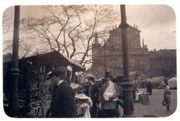 Praha, Jarní trh na Karlově náměstí, kolem 1905