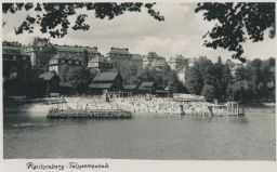 Koupaliště plovárna Liberec Reichenberg Talsperrenbad 30. léta