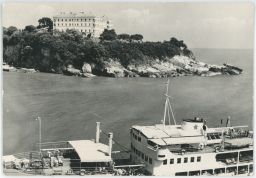 Jugoslávie SFRJ Černá Hora Ulcinj hotel Jadran razítko 1965