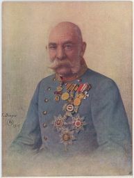FJ RU Franz Josef portrét Deger faleristika 1915