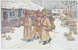 Etnografie kroje tři králové Veselí nad Moravou Hodonín Minerva c.k.