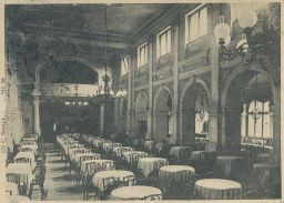 Praha velkorestaurace u Bílé labuti 1902