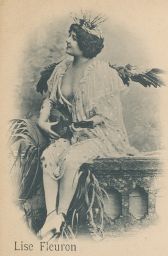 Lise Fleuron Líza Fleuronová francouzská umělkyně 1874-1960 1900