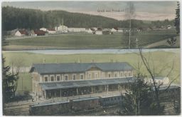 Železnice nádraží Pelsdorf Kunčice nad Labem Trutnov