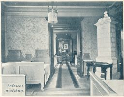 Praha Žitná 2 dívčí pensionát ložnice a učebna 1912