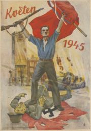 Praha Staroměstská radnice povstání květen 1945 V.K.K.V.