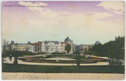Hradec Králové Žižkovo náměstí park 1916