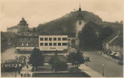 Beroun Baťa Kavárna Slavie Karel Slanička autobusy foto Švec