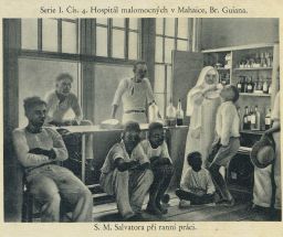 Nemocnice malomocní Mahaica Britská Guayana 30. léta