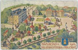 Holešov Zlín Kroměříž Valašská výstava nakl. Balatka 1914