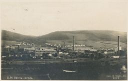 Železnice nádraží Zlín Baťa rané Baťovy závody nakl. Siegel 1928