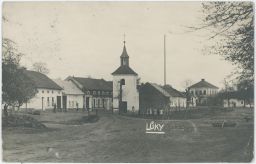 Zlín Louky Lúky náves 1915