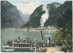 Hallstatt parník Rakousko 1906