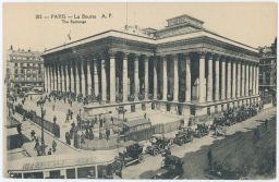 Paris Paříž doprava La Bourse