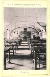 Kadetní škola pěchoty v Praze, asi 1893, kabinetka