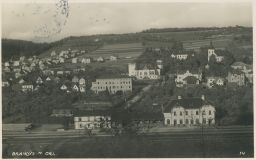 Železnice nádraží Brandýs nad Orlicí Ústí nad Orlicí 30. léta