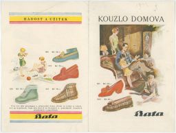 Baťa Zlín katalog obuvi Kouzlo domova pohodlíčko k pěknému župánku