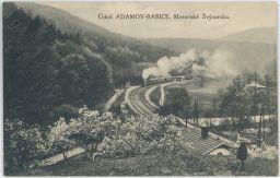 Železnice zastávka vlak Adamov Babice Blansko