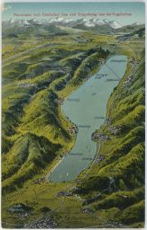 Ossiarcher See Villach 3D mapa 1927