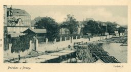 Podskalí, 1899, dopisnice, světlotisk