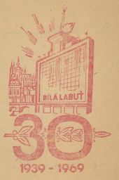 Praha Bílá Labuť 1939-1969 účtenka