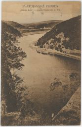 Svatojánské proudy Dolejší buk Vltava Štěchovice Praha-západ 1923