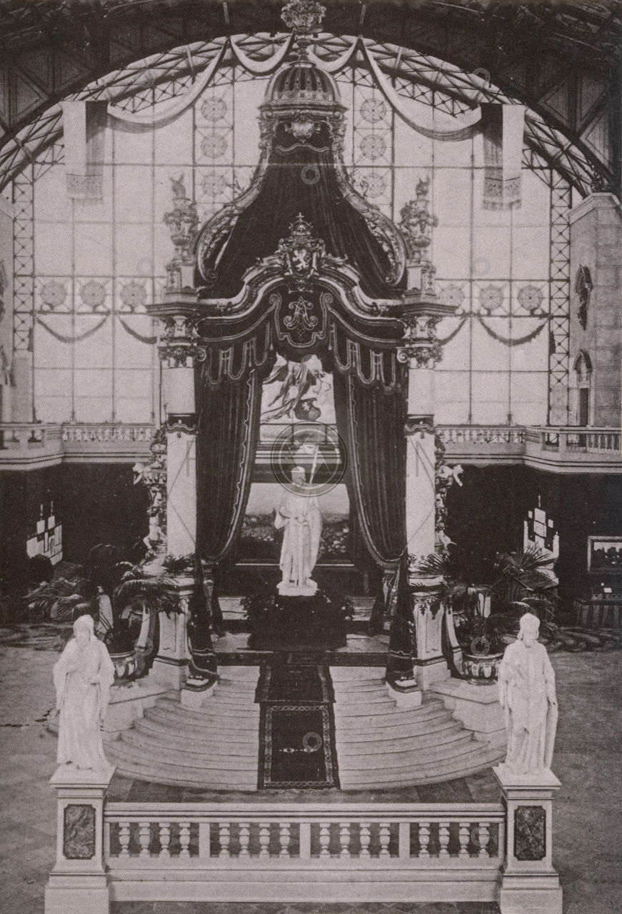II. mezinárodní výstava lékárnická v Praze 1896, Výstavní palác - hlavní síň, kabinetka, světlotisk