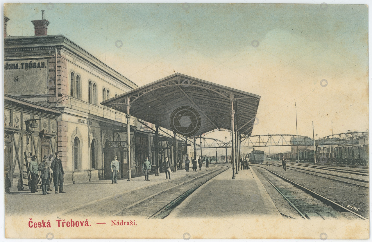 Železnice nádraží Česká Třebová Böhm. Trübau Ústí nad Orlicí