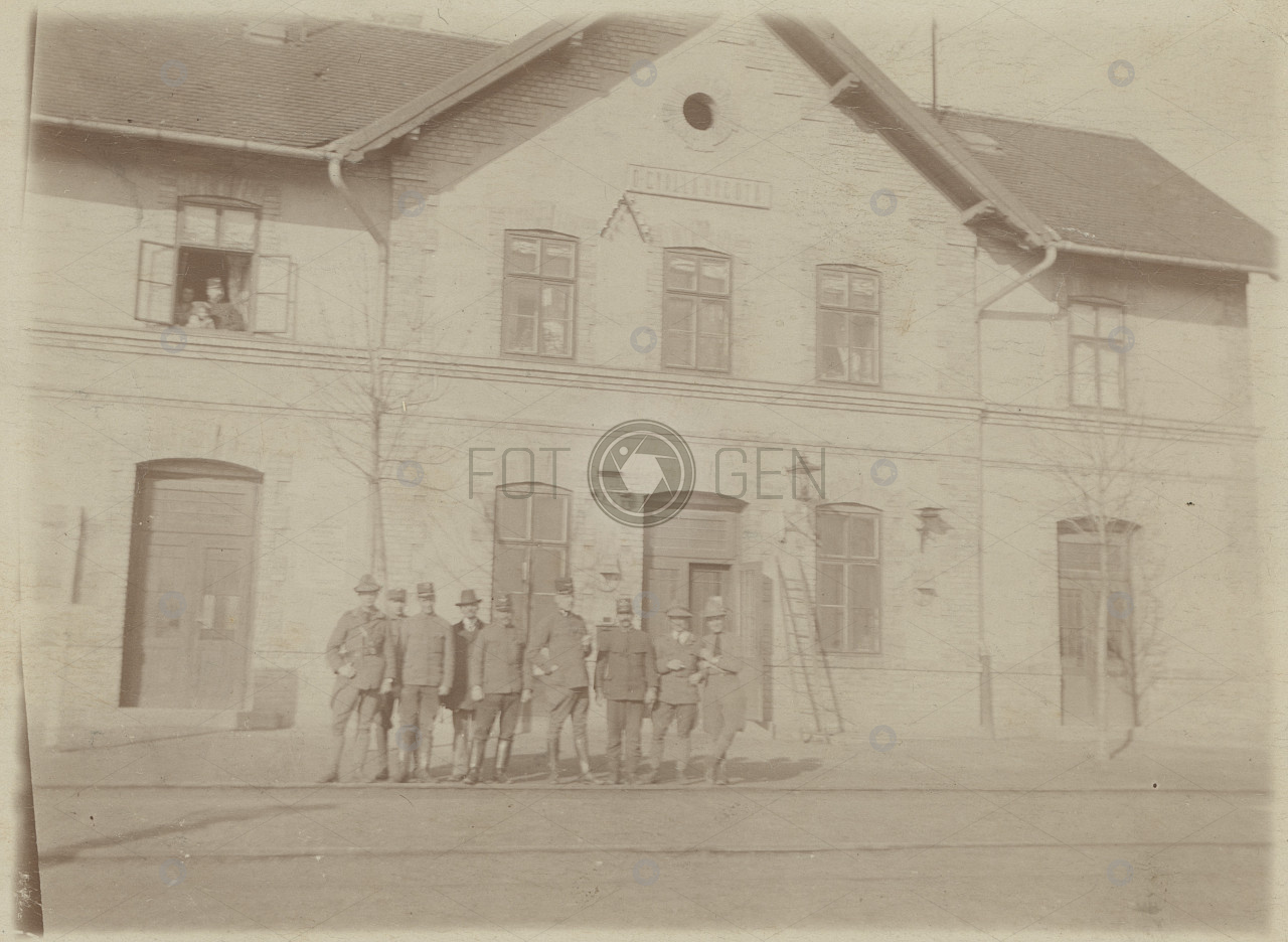 Železnice nádraží Hurbanovo 1919 - Slovensko