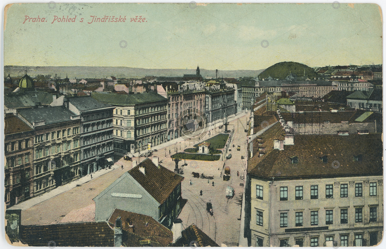 Havlíčkovo náměstí z Jindřišské věže