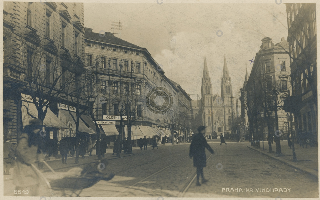 Praha Vinohrady Jugoslávská třída 1923