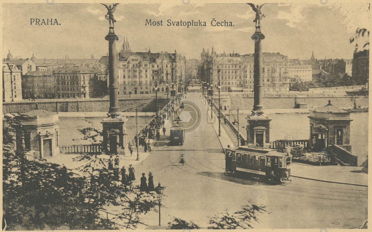 Most Svatopluka Čecha kolem roku 1915.