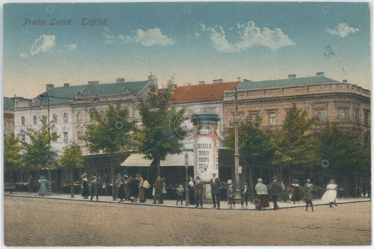 Praha Holešovice Letná tržiště Billa VKKV