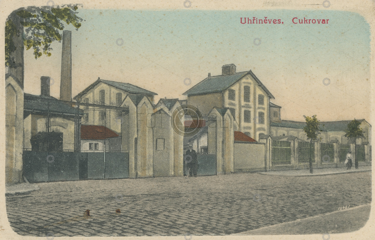 Cukrovar Uhřiněves postaven 1868.