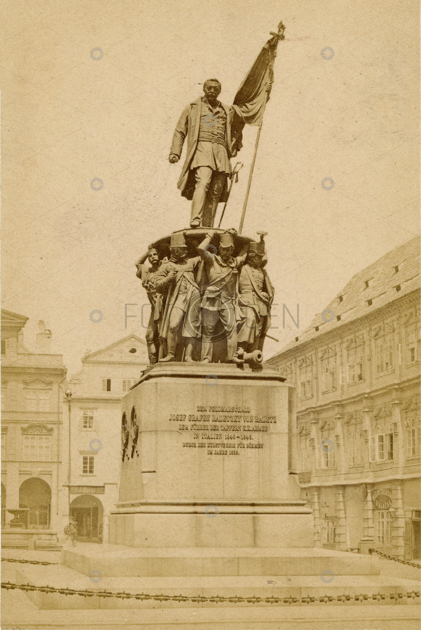Pomník Radeckého v Prate, vizitka