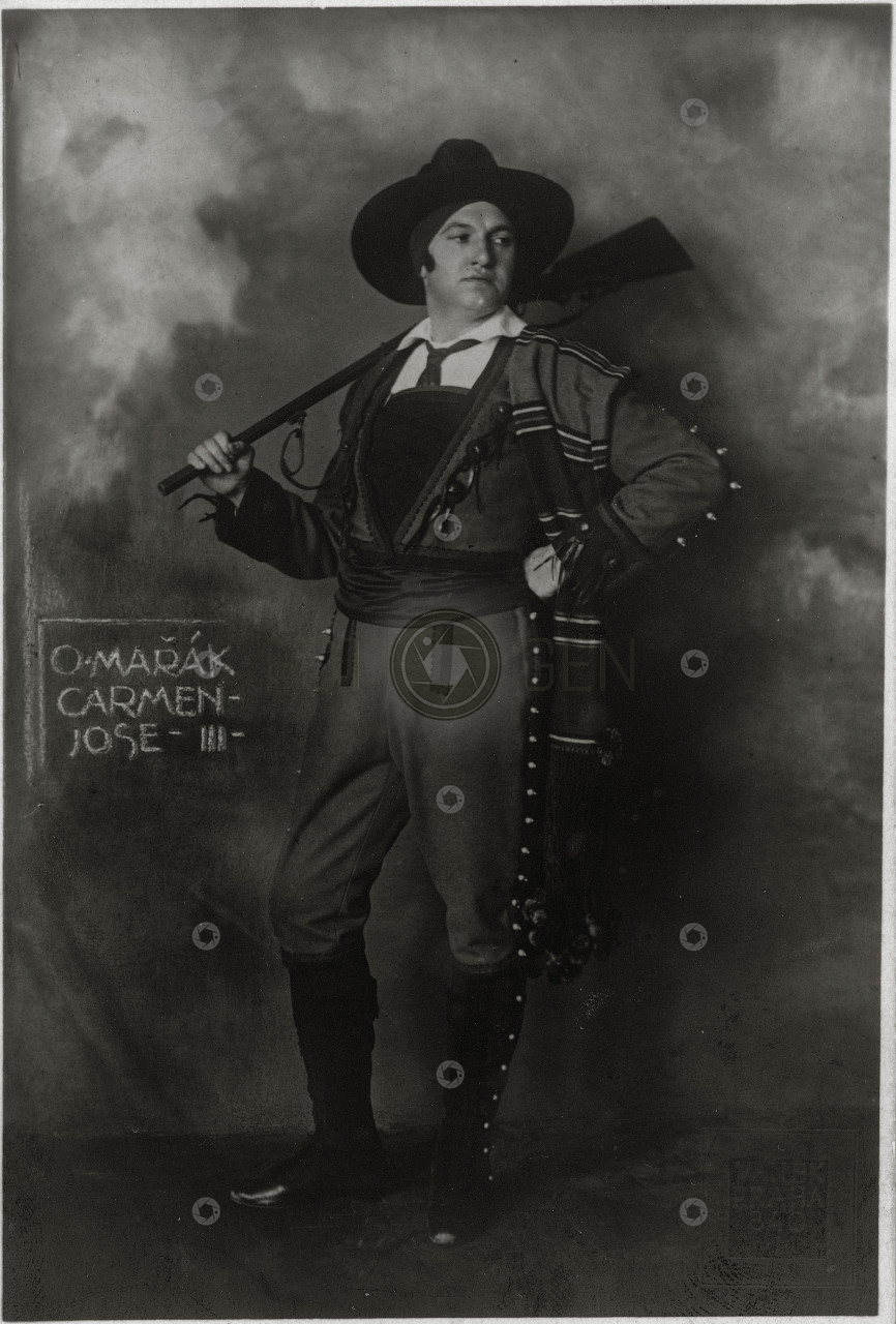 Otakar Mařák jako Don José v Carmen
